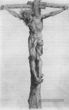 renaissance Tableau Peinture - Crucifixion Renaissance Matthias Grunewald